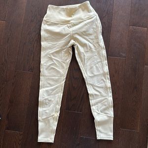 Alo yoga, soft collection in yellow. Only worn a few times. Size small